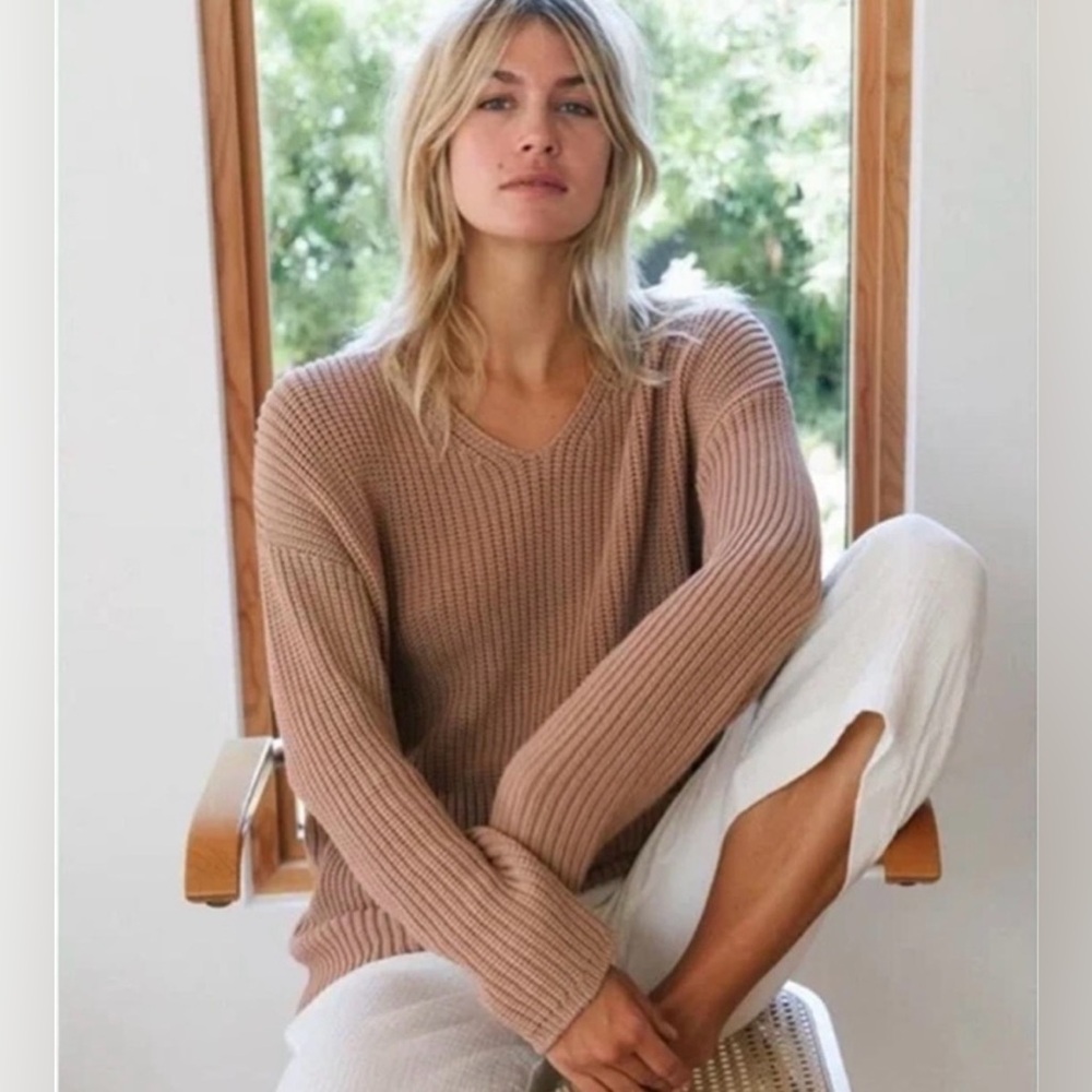 Jenni Kayne Cotton Cabin Sweater